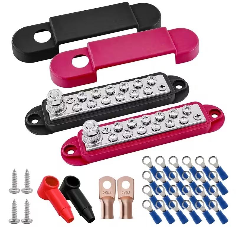 14-Stud Distribution Block Bus Bar Kit