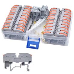 DIN Rail Terminal Block 20 pcs Set